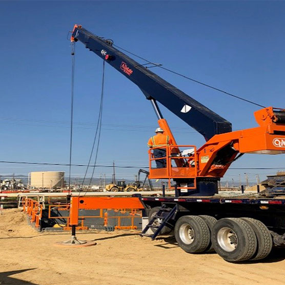 Crane at a construction site